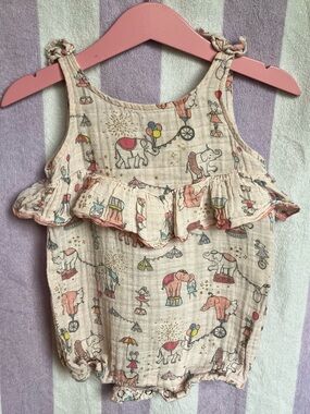 Baby Circus Print Bubble Mudpie